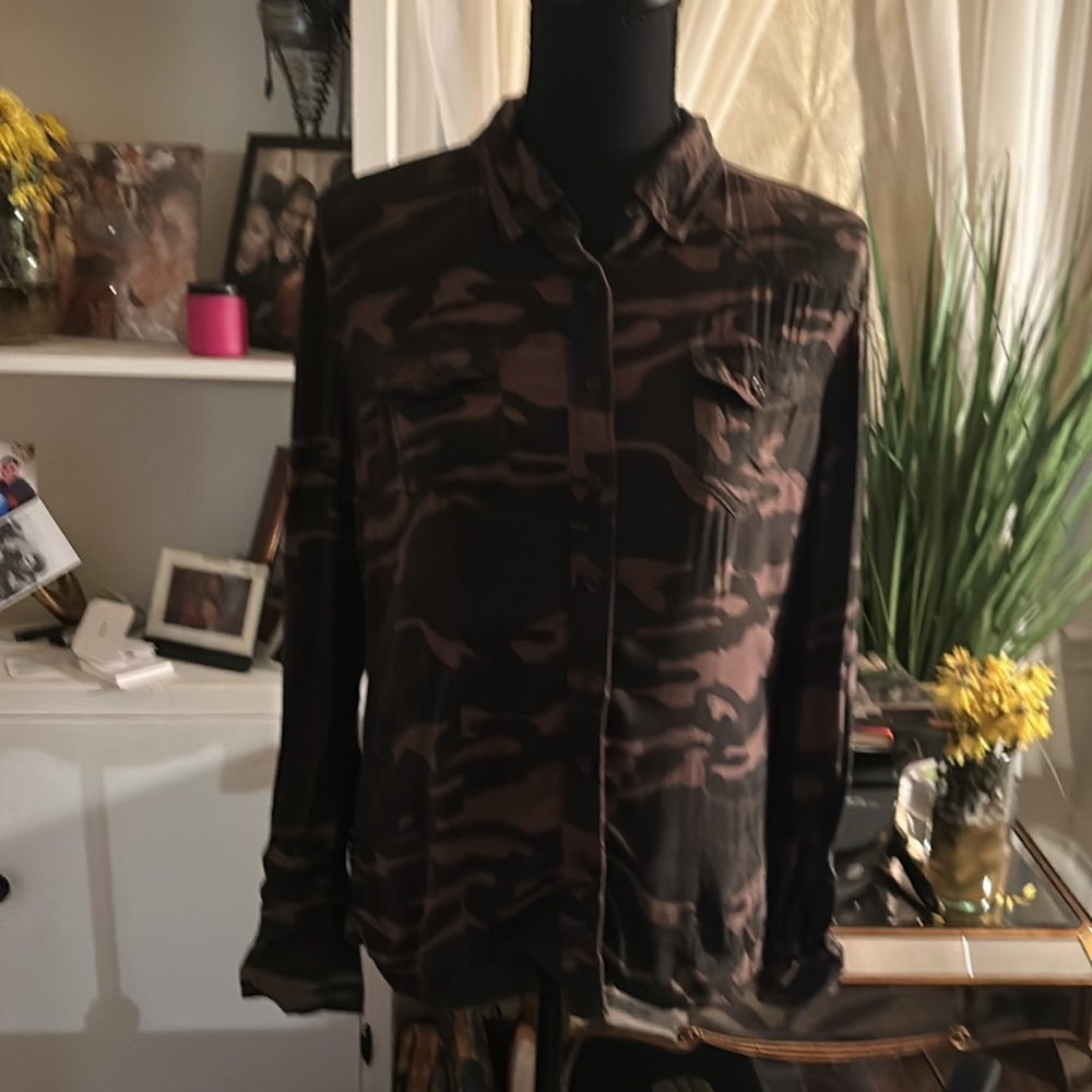 Highway Jeans fatigue button up collared shirt - Picture 5 of 14